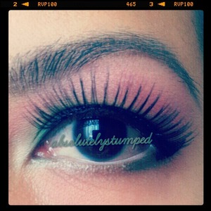 used Inglot colors and Revlon lashes