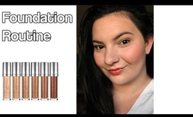 Foundation Routine Featuring Urban Decay Naked Skin