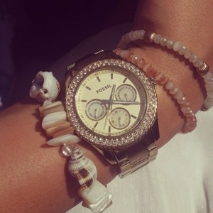 #watch #fossil #bracelet #shells #fashion