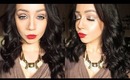 My 'GO TO' Look | Glitter Lid & Red Lips