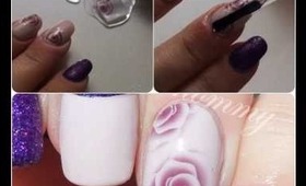 How to apply BornPrettyStore Rose Water Decals