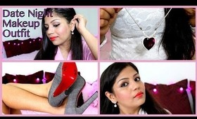 Get Ready With Me For Dinner Date Night ,Makeup,outfit,hair,SuperPrincessjo