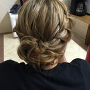 Mess French braid updo