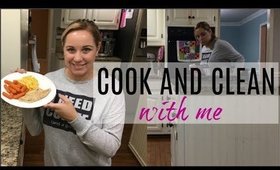 Cook and Clean With Me | After Dinner Clean With Me | Before and After Dinner Cleanup