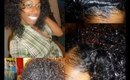 HOW TO BLEND A HALF WIG WITH NATURAL HAIR [FEAT. 3/4 WIG TISHA BY OUTRE]