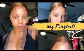 How To Sleek Ponytail with Lace Front Wig