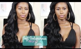 Hair Tutorial|Voluminous Wand Curls