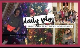 Daily Vlog December 26th | Secret Santa, Secret Parties, and Basements