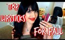 Top Lipsticks for Fall with Lip Swatches!| Rosa Klochkov (Collab)