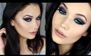 Navy Blue FULL Face Makeup Tutorial | Urban Decay ALICE THROUGH THE LOOKING GLASS