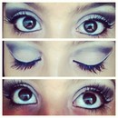 Purple smokey eyes