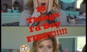 IF I LOST ALL MY MAKEUP... 10 Things I'd Buy First (inspired by emilynoel83 )