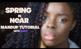 Neutral Pop of Color Tutorial for Dark Skin