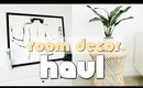 ROOM DECOR HAUL (ROOM MAKEOVER SERIES)  Amazon, Target, Urban Outfitters, World Market | Nastazsa