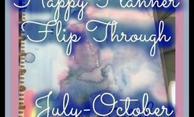 Happy Planner Flip Through: July-October // 7BearSarah