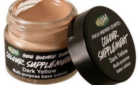 review : Colour Supplement in dark yellow by LUSH