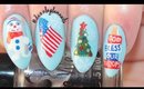 God Bless Our Troops | Christmas Nail Tutorial