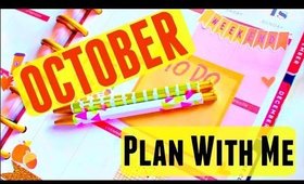 October 2015 Plan With Me + Giveaway! | Happy Planner