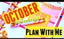October 2015 Plan With Me + Giveaway! | Happy Planner