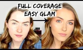 Full Coverage Foundation Routine For Oily Skin - Easy Glam | shivonmakeupbiz