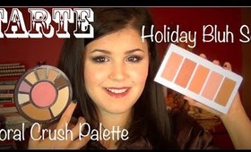 Tarte Coral Crush Palette & Holiday Blush Set | Swatches & Reviews