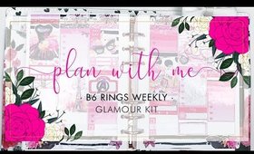 Plan With Me! B6 Rings Weekly • Glamour | Bliss & Faith