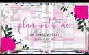 Plan With Me! B6 Rings Weekly • Glamour | Bliss & Faith