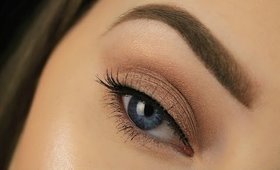 Beginners Smokey Eye using just 1 Brush and 1 Eyeshadow!