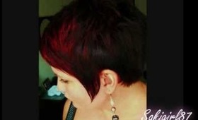 Short Red Pixie Haircut