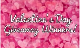 ♥ Valentine's Day Giveaway Winners! ♥