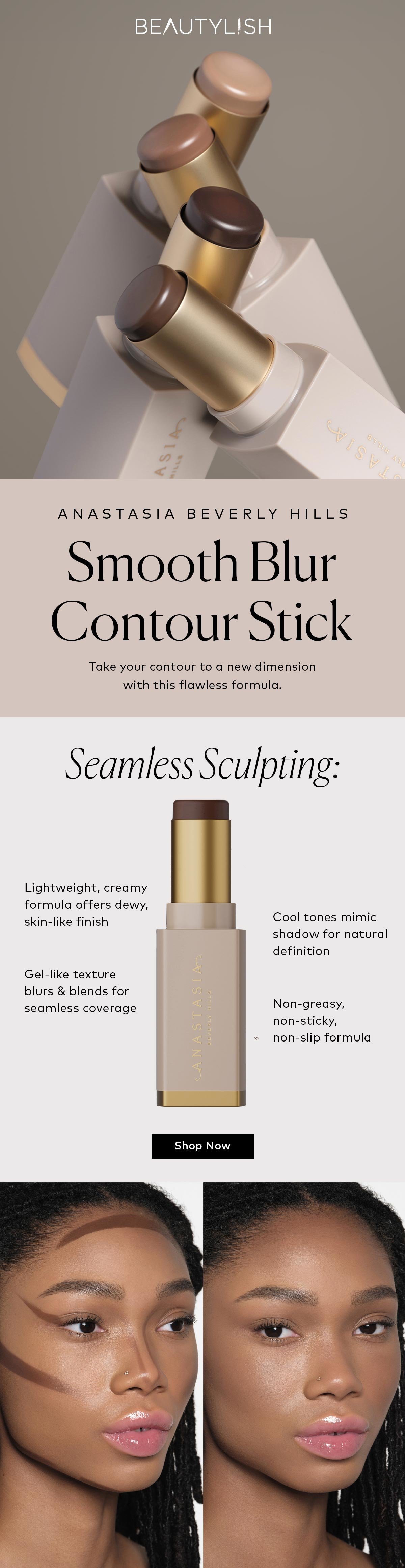 Take your contour to a new dimension with this flawless formula. Shop the Anastasia Beverly Hills Smooth Blur Contour Stick on Beautylish.com!