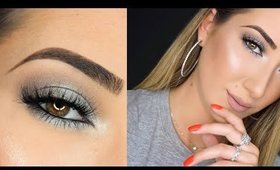 Silver Smokey Eye Makeup Tutorial