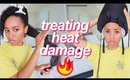 Taking Care of Heat Damage 🔥 | Week In My Hair Journey Ep. 10