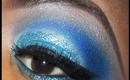 Blue Sparkle New Years Look