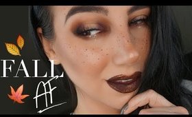 Not Your Every Day Autumn Makeup | Glitter Smokey Eye | MsQuinnFace