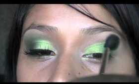 green eye makeup tutorial