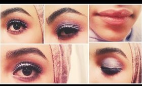 Metallic silver smokey eye & nude lips ♡ MakeupForLunch