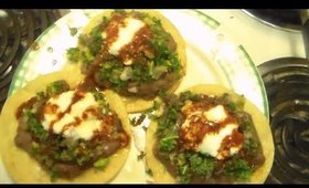 Vegetarian Bean Tostadas w/ Kale Gremolata