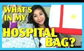 What's in my Hospital Bag + Baby's Hospital Diaper Bag?