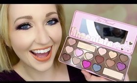 HEART SHAPED SHADOWS! Too Faced Chocolate Bon Bon Palette | VLOGMAS Day 13