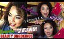 DECEMBER  2016 IPSY GIVEAWAY + SEPHORA PLAY+ BOXYCHARM UNBOXING || MelissaQ