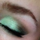 green smokey eye