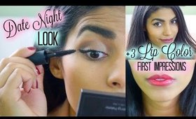 Date Night Makeup Look + 3 Lip Options