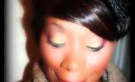 Golden Goddess eye look