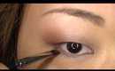 Fall Look makeup tutorial using Nars Products for asian monolid eyes