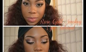 Rose Gold Smokey Eyes Tutorial