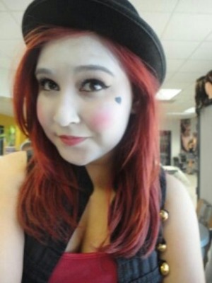 very settle mime makeup :)