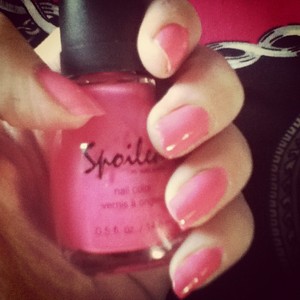 "Plastic Flamingo" - Spoiled by wet n wild
"Cleared For Take Off" - Sally Hansen Complete Salon Manicure