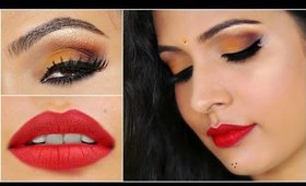 Yellow Party Makeup | GRWM - Navrattri | Indian Makeup | ShrutiArjunAnand