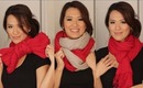 Fall & Winter Scarf tying Ideas - 6 ways to Style your Scarves